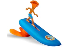 Frescobol 1946 SurferDudes Harry Hanalei | Surf Niño Juego de Playa | Mini-Surf powered by Olas | Beach Toy Wave Powered