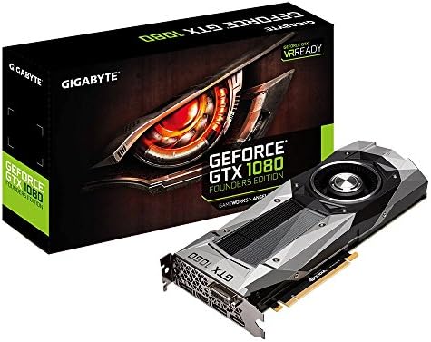 Gigabyte GeForce GTX 1080 Founders Edition Graphic Card GV-N1080D5X-8GD-B