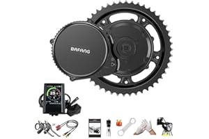 Bafang Kit di conversione bici elettrica Mid Drive Motor 750W 48V per Mountain Road bike, Mid Motor Pedelec Convertitore ebike fai-da-te con controller display, BB68mm