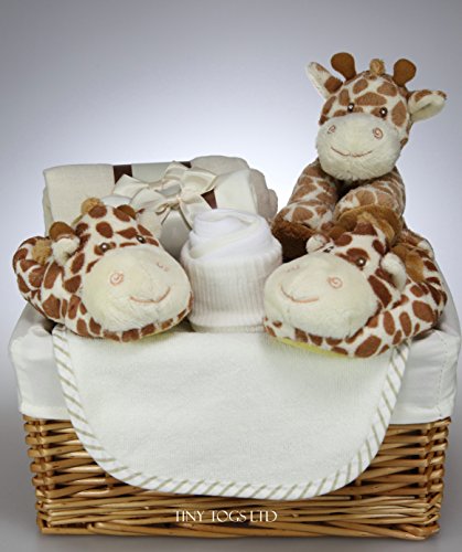 Unisex Baby Boy Girl Cute Giraffe Hamper Gift Basket Baby Shower Present
