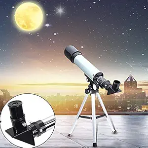 YUXANA Telescope for Kids Capable of 90x Magnification, Includes 2 Eyepieces - Portable & Easy to Use Lightweight Portable Telescope-SD004