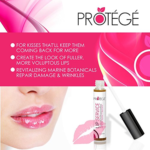 Kollagen Lippen Auffüller – Lip Service – Bringt sofortige Völle der Lippen + Vitamin C + Hyaluronsäure + Reservatol – Anti-Aging Kraftpaket und Auffüller in 1 großartigen Formel - 8