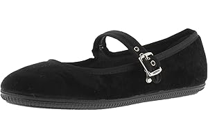 victoria Bailarinas Oda Terciopelo & Ribete Al Tono & Hebilla 104913 para Niñas