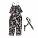 Kolylong Kids Girls Love Heart Straps Rompers Jumpsuits Piece Pants Clothing (4-5Y)