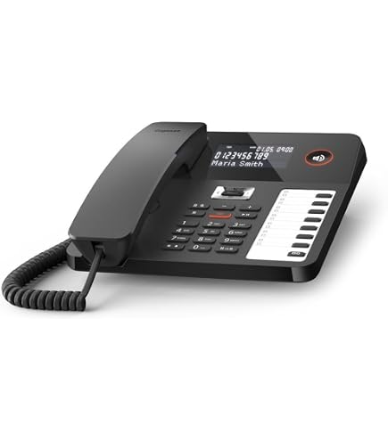 Téléphone De Bureau IP Gigaset PRO P810 - Écran Couleur 3.36", 4 Touches Programmables, PoE, Bluetooth 5.2 - Pour Entreprise, Qualité Audio HD - 7