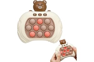 FRIUSATE Tap Pop Tap Smart Fidget, Light Up Pattern Popping Games Breakthrough Puzzle Machine Push Bubble Pop Fidget Sensory Toy Gift for Kids Adults