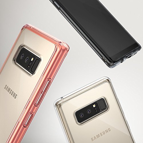 Funda Samsung Galaxy Note 8 Ringke  FUSION  Transparente al dorso del PC y frente al TPU  Tecnologia para proteccion a la caida  protectiva con armadura mejorada para Note8 - Transparente Clear