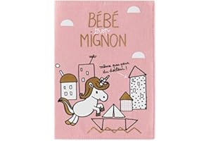 DLP Protège carnet de santé Baby Bébé trop Mignon Fille - Derrière la Porte