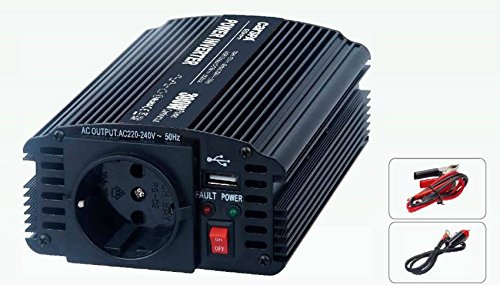 KIT SOLAR FOTOVOLTAICO AISLADA 300W CON PLACA DE 50W, BATERÍA 33AH AGM, REGULADOR LKS 5AH CON USB, INVERSOR ELEKSUN 12V 300W, CABLEADO CON CONECTORES MULTICONTACT Y GUIA DE MONTAJE EN ESPAÑOL