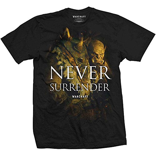 Preisvergleich Produktbild Rocks-off T-Shirt Warcraft Never Surrender [schwarz, S]