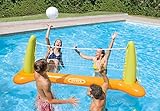 Einschließlich Flickzeug Intex Pool Volleybal Game - Aufblasbares Wasserballspiel - Volleyballnetz - 239 x 64 x 91 cm