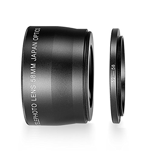 Neewer Objectif grand angle 0 45 X 58 mm et 2 5 x Kit de T l objectif avec adaptation Step-Up Bague 3 adaptateurs 49-58 mm 52-58 mm 55-58 mm avant et arri re d objectif chiffon de nettoyage en microfibre reviews Neewer Objectif grand angle 0 45 X 58 mm et 2 5 x Kit de T l objectif avec adaptation Step-Up Bague 3 adaptateurs 49-58 mm 52-58 mm 55-58 mm avant et arri re d objectif chiffon de nettoyage en microfibre