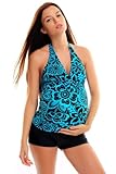 Attractive Women´s Maternity Pregnancy Tankini,two pieces, Octopus (1040H-f3002)