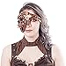 Produktbild Geekinvader Venezianische Steampunk Burning Man Maske mit Zahnrädern Katzenmaske mit Binokular Halbes Gesicht mit Zahnrädern über 14 Modelle (87367-9006-0000)