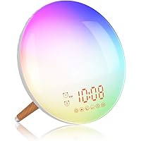 Lichtwecker ZeaLife Wake Up Licht Wecker mit Radio und 2 Alarme, Tageslichtwecker Sonnenauf- und untergangssimulation…