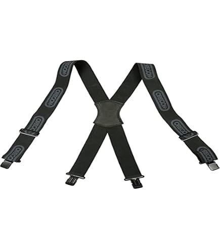 Bretelles Husqvarna Avec Clips Métal - Extra Large Réglable (5cm X 126cm, Orange)