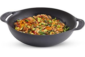 Weber CRAFTED Wok- och ångkokare tillbehör – 2-i-1 rostfritt stål set för stekning och ångande grönsaker, kött eller fisk – silver (7607)