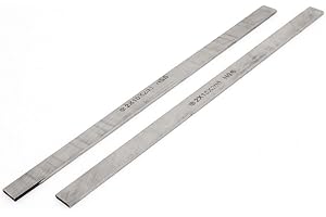 UXCELL sourcing map 2pcs Outils de tournage 2mm x 10mm x 200mm Machinist Métal Coupe Tour HSS Outil Mèche