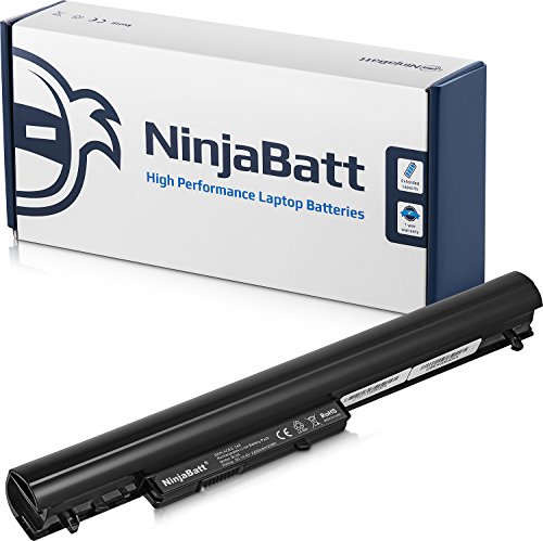NinjaBatt Batería para HP LA04 776622-001 728460-001 752237-001 776906-001 TPN-Q130 TPN-Q132 HSTNN-LB5S HSTNN-UB5M HSTNN-UB5N HSTNN-IB6R LA03DF LA04DF - Black - Alto Rendimiento [4 Celdas/2200mAh]