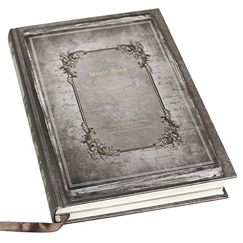 Magie Notizbuch – Retro A5 Tagebuch Travel Diary Sketchbuch Notizblock mit codierten Lock klassische Vintage -Stil Hardcover Notebook für Ihre Gedanke - 6