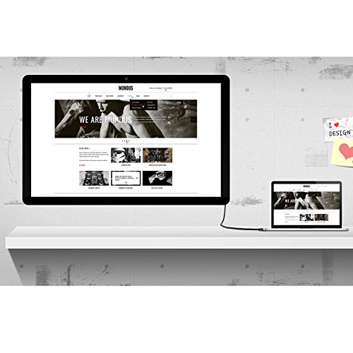 Mini DP auf HDMI, cablecreation Mini DisplayPort (Thunderbolt Port Kompatibel) auf HDMI AV HDTV Adapter für Mac Book, iMac und mehr, (DP V1.2 unterstützt 4 Kx2 K), 15 ft/4,5 m (schwarz & blau) - 6