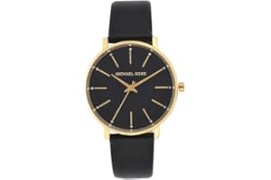 Michael Kors Orologio Pyper per donna, Movimento al quarzo a tre lancette con cinturino in pelle