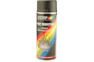 MOTIP - BOMBE DE PEINTURE MOTIP PRO HAUTE --TEMPERATURE NOIR spray 400ml (04031)