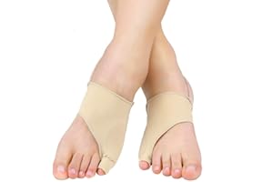 WCHIUOE Akozon Juanetes, Kleiner Zeh Schiene, Hallux Valgus Zehenspreizer Korrektur Bunion Corrector mit Gel Pad Kleiner Zehenschutz Socken Schiene Hallux Valgus Bandage Bunion Sleeves Ballenpolster für