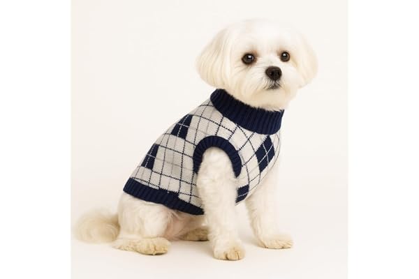 PetVogue Sweater for Pets, Classic Dog Winter wear Sweater for Small Dogs, Cats, Kittens