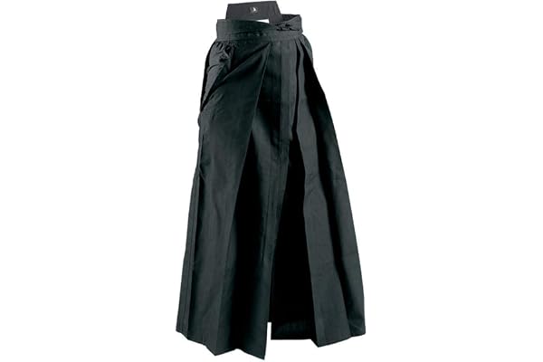 Playwell Deluxe Kampsport Kendo/Aikido Hakama Svart - Ny