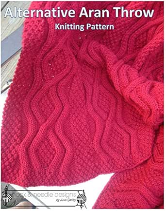 aran throw knitting pattern