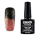 Elite99 Temperature Change Color Soak Off UV LED Gel Nail Polish 10mlGlitter Sienna, Glitter Sugar Coral (9048)