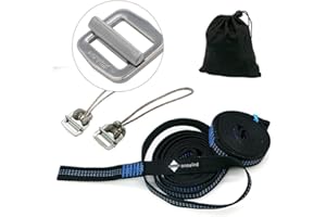 onewind Tree Straps – Camping Hammock Tree Swing Straps Durable Lightweight Set Compact & Easy to Set Up (Blue-N)