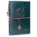 Produktbild Fotoalbum zum Selbstgestalten,FOBOZONE Vintage Leder Scrapbook Album Buch Gästebuch Hochzeit,Geschenke für Weihnachten, Geburtstag, Neujahr, Valentinstag (Segelboot grün groß)