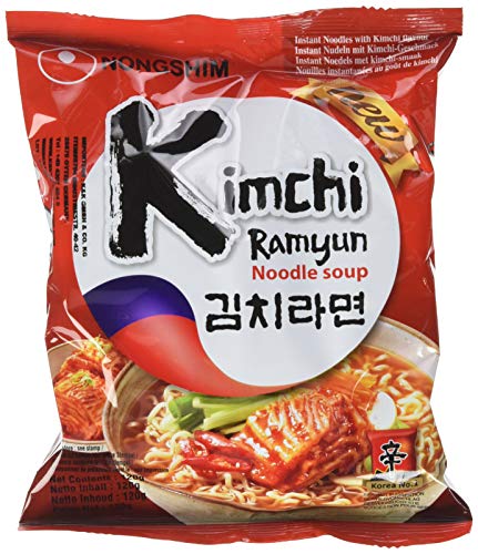 Nong Shim Nouilles Instantanées Kimchi Ramen 120 g - Pack de 20
