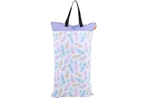 HZTYYIER Große hängende nasse trockene Stoffwindeltasche für wiederverwendbare Windeln oder wiederverwendbare hängende nasse trockene Stoffwindeltasche für Wäsche(#3)