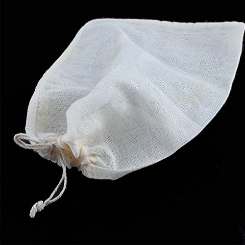 Baumwoll-Stoff, wiederverwendbar, Mutter Milch und Saft Suppe Lebensmittel-Tasche, 17 x 21 cm - 2