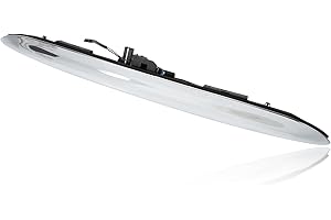 KASturrboo Heckklappengriff mit Lampe, kompatibel mit Mini Cooper R50/53 2001–2006, R52 2004–2007, ersetzt 51137074020, Chrom Heckklappengriff