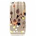 Produktbild MUTOUREN für iPhone 6 iPhone 6S 4.7" Transparent TPU Silikon Schutz Handy Hülle Case Cover [Kratzfeste, Scratch-Resistant] Hülle Schutzhülle Crystal Kirstall Durchsichtig Fall-Abdeckung Etui TPU Bumper Schale - Anhänger Campanula