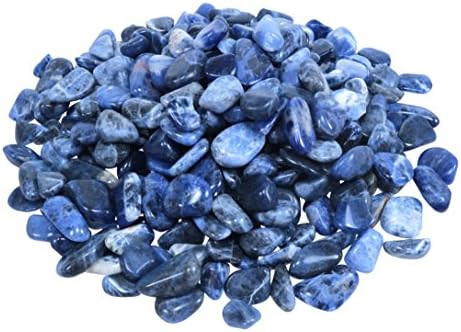 Sodalite Mini Tumbled Gemstone 1000 Gram Chips 7 Diameter 11 mm