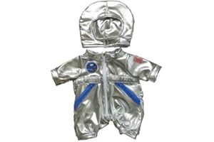 SPLODGE TEDDY PARTIES Astronaut Spaceman Space Teddy Bear Ropa – Se adapta a ositos de peluche de 16 pulgadas/40 cm y construye un oso – Oso no incluido