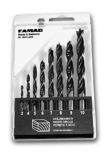 FAMAG Maschinen-Holzspiralbohrersatz CV, 1 Stück, 445058