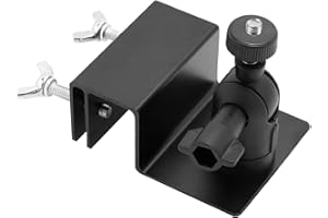 QWORK® Uniwersalny uchwyt kamery do rynny - kompatybilny z kamerami Arlo/Blink - obrót o 360° i pochylenie - z adapterem śrubowym