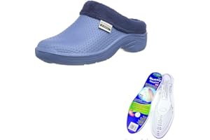 Town & Country Clogs Mens/Womens Ladies Gardening Super Soft Clogs/Cloggies Lightweight Fleece Insole