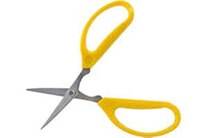 Miller KC699 Yellow Electrician Kevlar Scissors, Easily Portable Utility Scissors for Working Technicians, Strong Shears for Right- and Left-Handed Electricians, 7.25 Inches, 1.6 Ounces