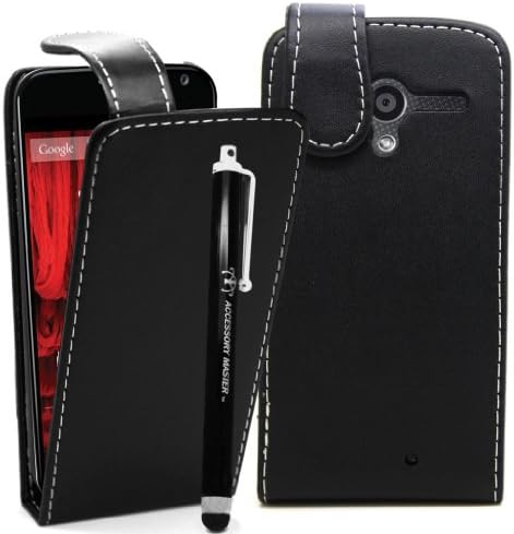 Accessory Master 5055716383096 PU Leather Case with Stylus for Motorola Moto X XT1052 – Black
