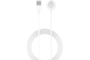 Ładowarki Tencloud kompatybilne z Michael Kors Access Smartwatch Charger, wymienny kabel do ładowania dla MKT0002/Misfit Vapor 2/Skagen Falster 2/Diesel Guard 2.5 (DZT9001) Smartwatch (biały)