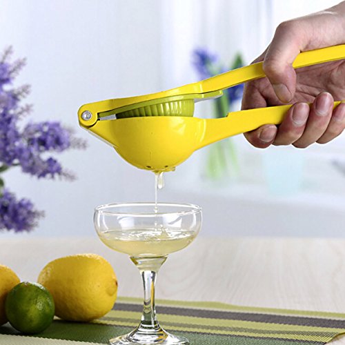 cmykzone Entsafter, manuelle Zitruspresse, Edelstahl, Schwere Pflicht, geeignet für Entsaften orange, Zitrone (rot) - 4