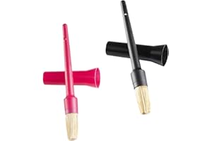 MFUOE Hoof Oil Brush Kit - 2pcs Hoof Dressing & Pick Brush, Portable Cleaning Tools for Horses