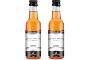 GUSHE Ölfilm-Entferner für Glas, Auto Glas ölfilm Reiniger, Automotive Glasreiniger, Fleckenentferner für Autoglas, Autoglas Ölfilmentferner, Kraftvoller Oil Film Remover for Glass, 150ml (2Stück)